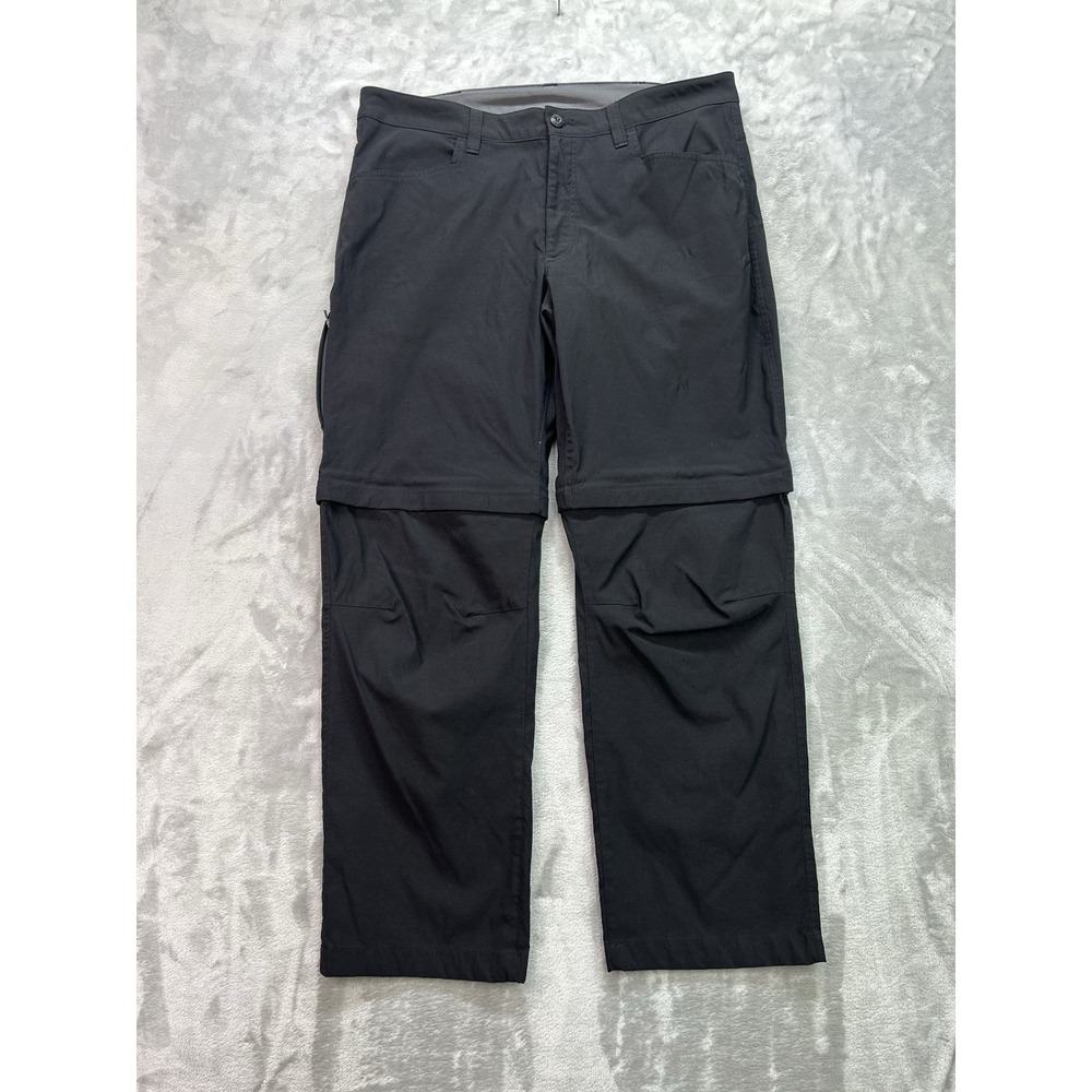 Eddie Bauer Pants Mens 38x30 W36 Tech Pants Grey Hiking Camping Fishing Stretch
